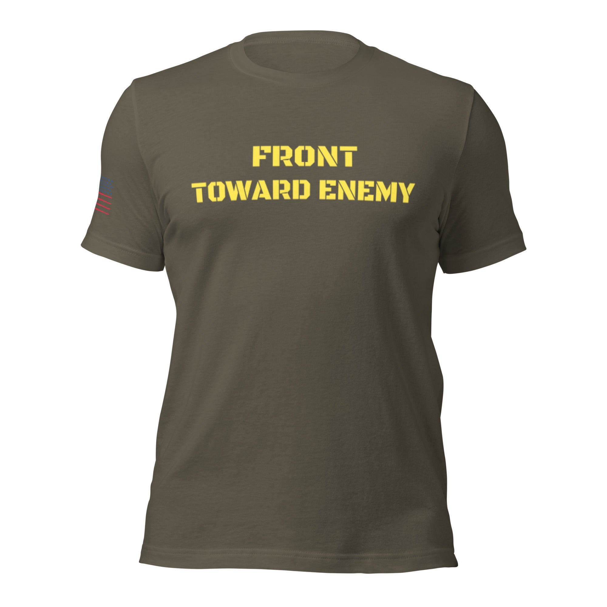 "Front Towards Enemy T-Shirt – Military Humor with a Claymore Mine Twist | Bold Tactical Apparel"